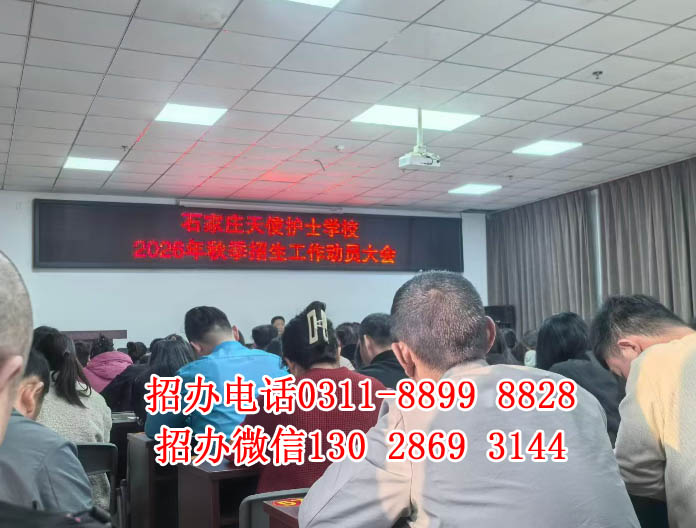 自主招生階段 不卡分 I 石家莊天使護士學校2026年秋季班招生簡章